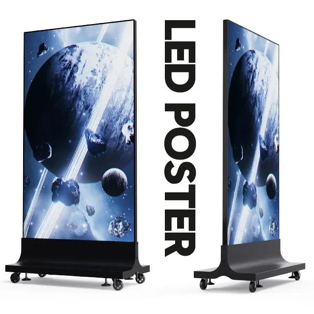 Wholesale Slim Smart Advertising Led Screen Poster P1.25 Wifi Control Digital Pantalla LED Banners Video Wall Board Display