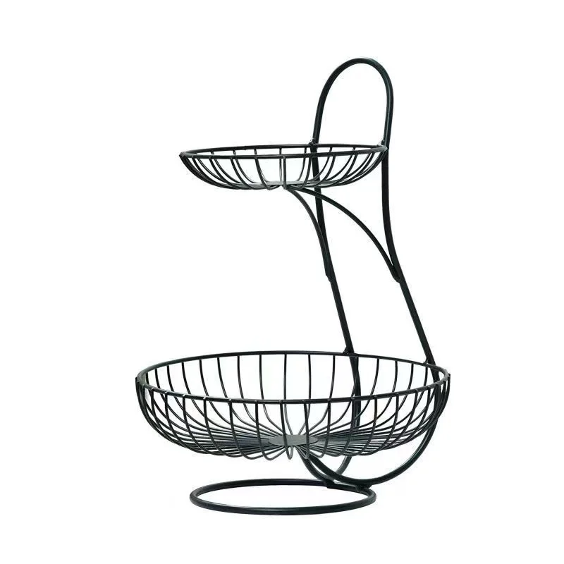 Custom European style Durable Metal Wire fruit basket