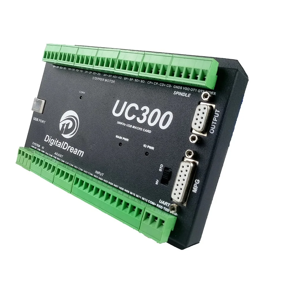 UC300 Mach 3 CNC Motion Controller Board NVUM Upgrade 4Axis With NVMPG Pendant For Cnc Engraving And Cutting Machine