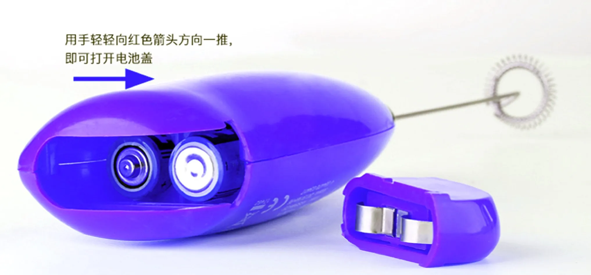 Plastic Electric Mini Kitchen Stirrer Milk Frother Handheld blender and mixer for Drinks Coffee Latte Milk Shake