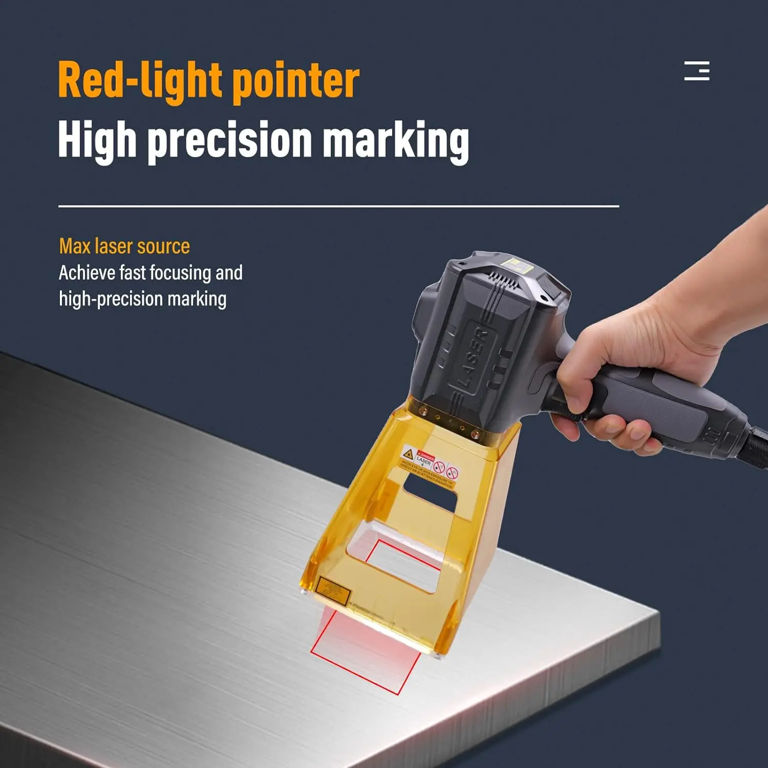 20W 30W50W Handheld Fiber Laser Marking Machine Laser Engraver For Metal Engraver Machine both plug-in and lithium battery