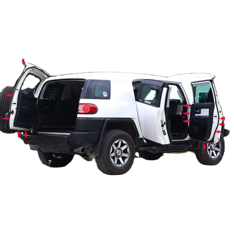 Car Door Window Glass Weather Rubber Waterproof Automotive Rubber Strip For Toyota Fj Cruiser
