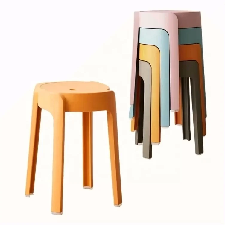 Wholesale low price restaurant dining room chair plastic chair stackable windmill stool