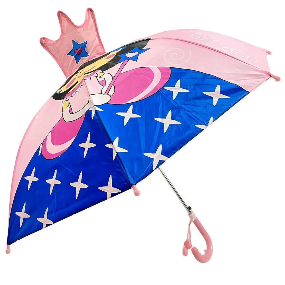 Ovida small children umbrella with ears customised 3D animal kids umbrella