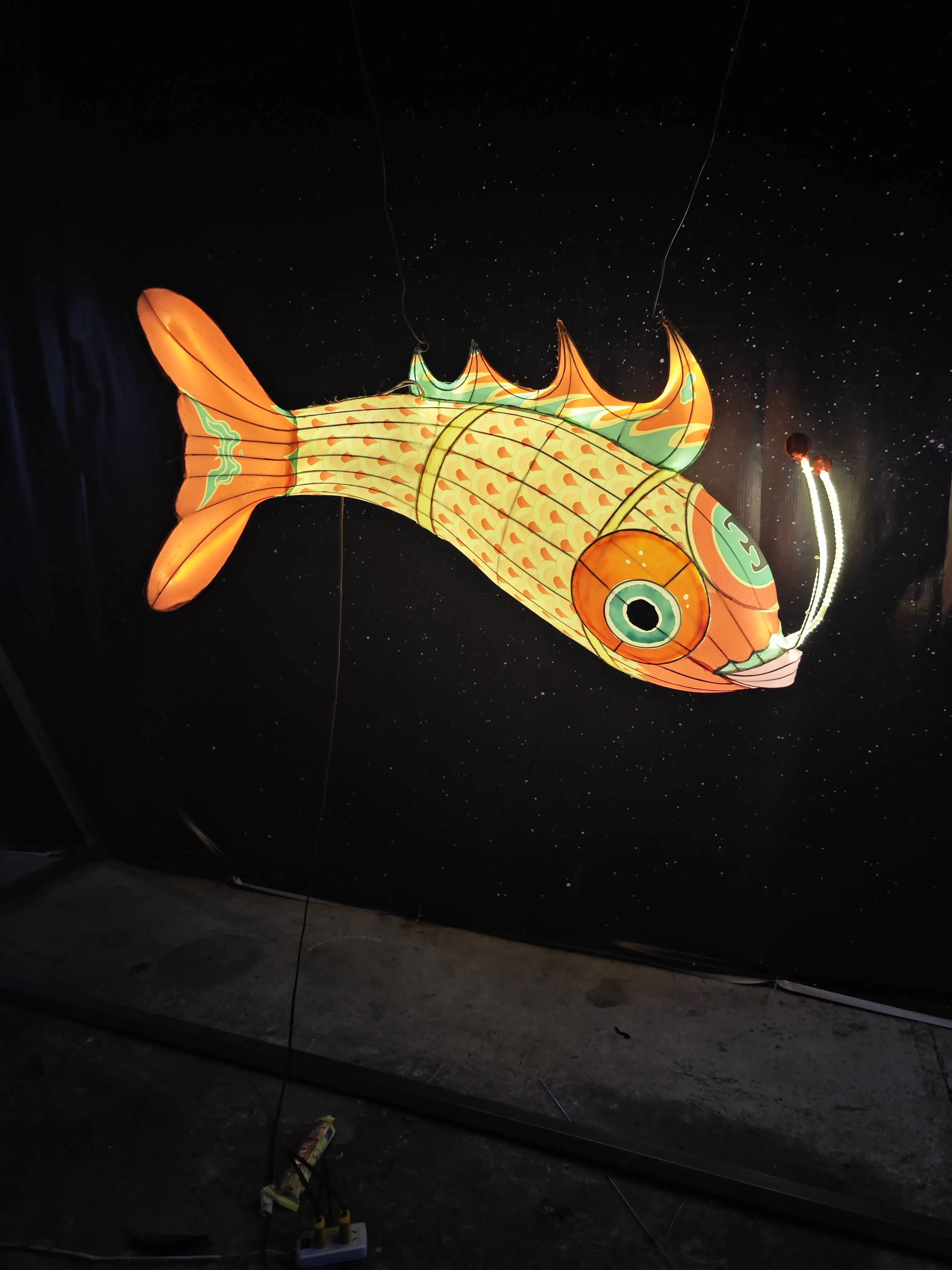 Manufactory Direct Excellent Texture Gorgeous Colorful Lively Cheerful Fish Lamp