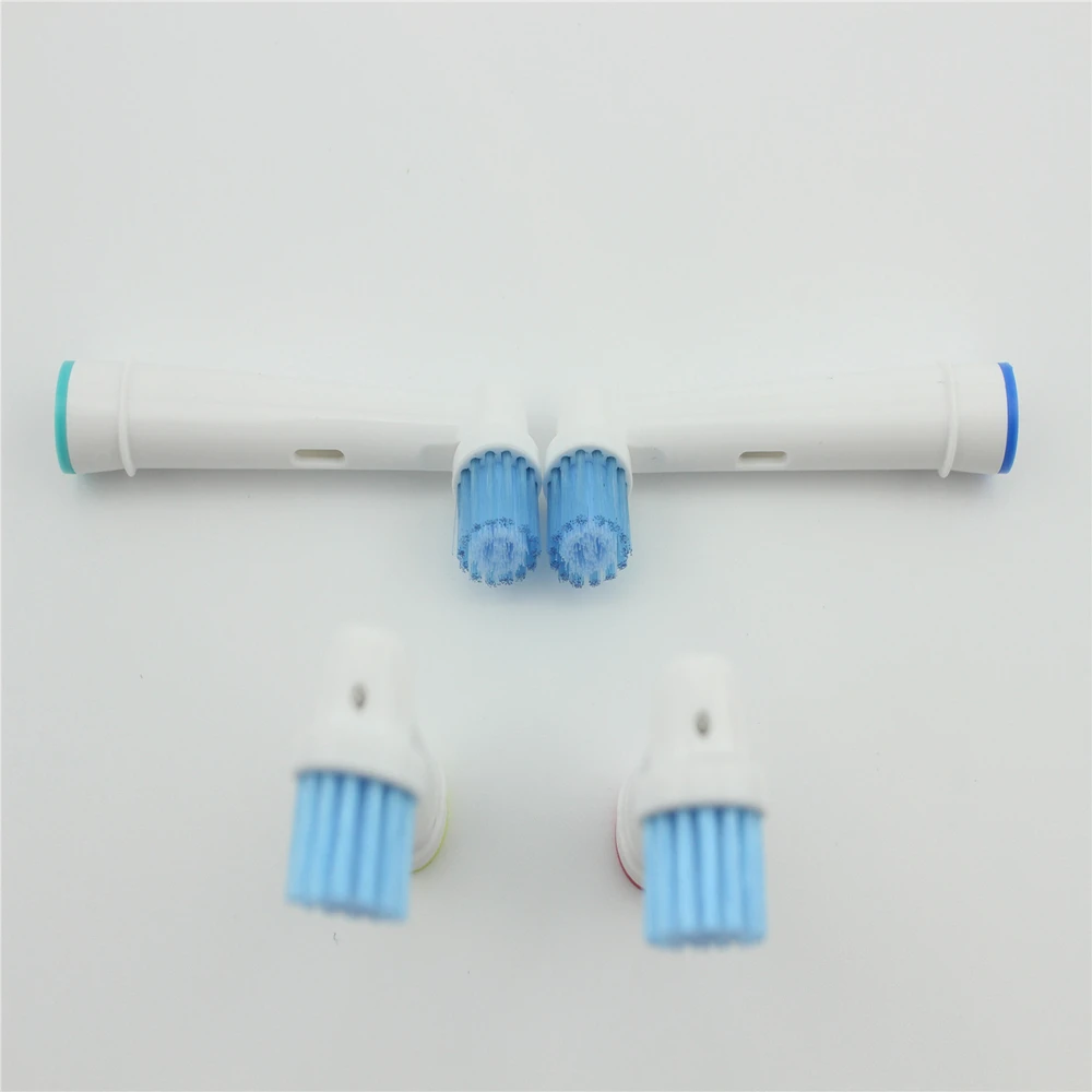 Сменные насадки для электрической зубной щетки Oral vitality, насадки для электрической зубной щетки EB17S, чувствительная Чистка