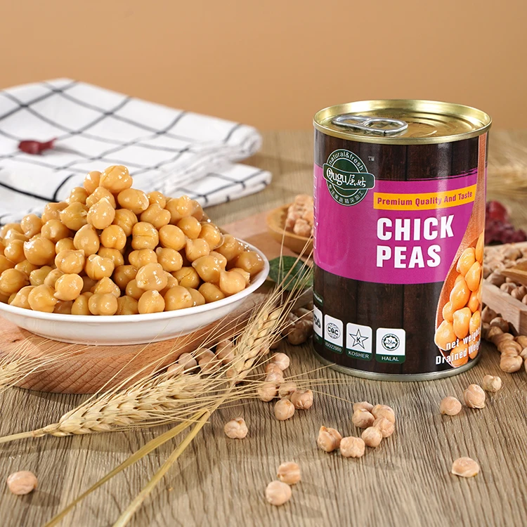 BRC, SID, KOSHER, BSCI canned chick peas