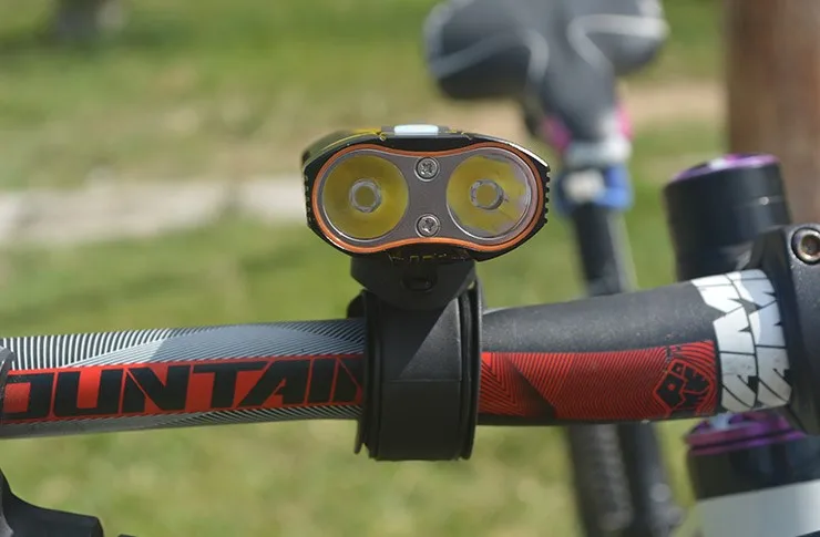 1000 люмен 2 светодиодные лучшие Фонари для горного велосипеда перезаряжаемая велосипедная фара для ночной езды