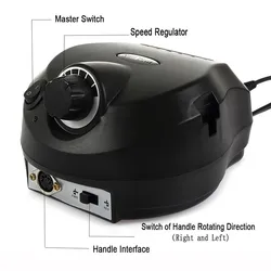 Электрическая машинка для маникюра и педикюра, 35000 об./мин., 202