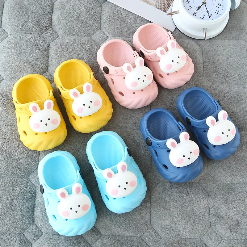 Cute Kids Croc Shoes High Quality Casual Shoes Non-slip Clogs Slippers Slides Lightweight Soft Sole Croc Sandals Boys Girls