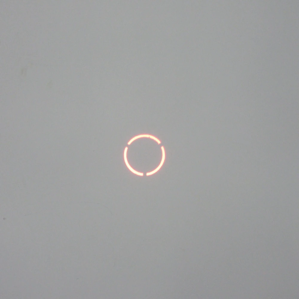 laser light tripartite LED light Circular laser module projection 3W red laser