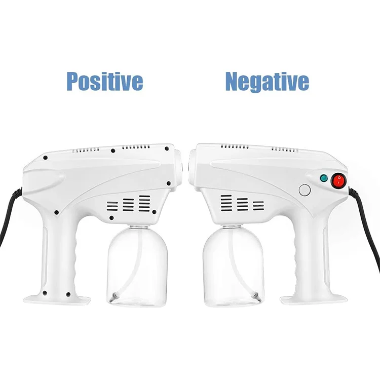 Новинка 2021, портативный паровой стерилизатор Nano, пистолет-распылитель для волос Blue ray для лечения волос