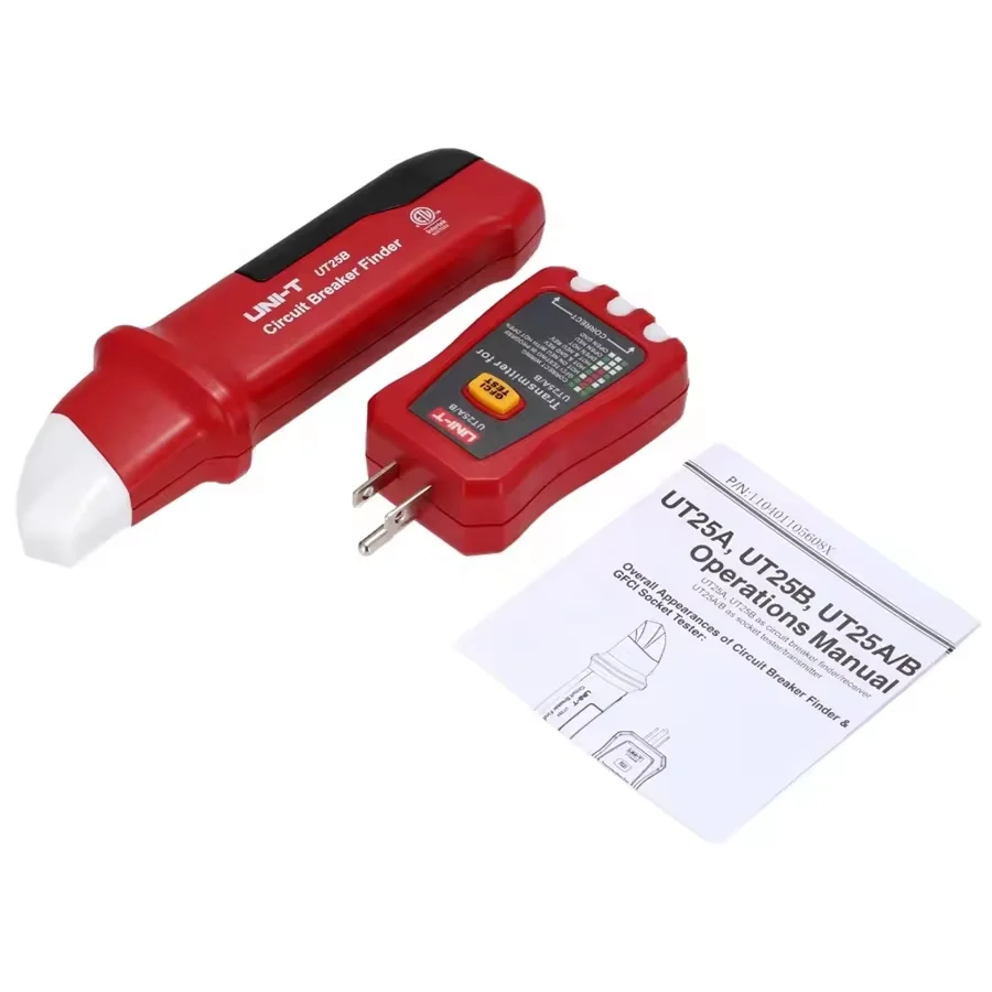 UNI-T UT25A AC Circuit Breaker Finder Socket Tester for US market with LED indicators for wire connection