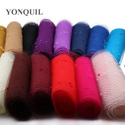 25 CM/45CM Width Birdcage Veils With Dot Bride Wedding Fascinator Hat Mesh DIY Hair Accessories Net Fabric Headwear Veillings