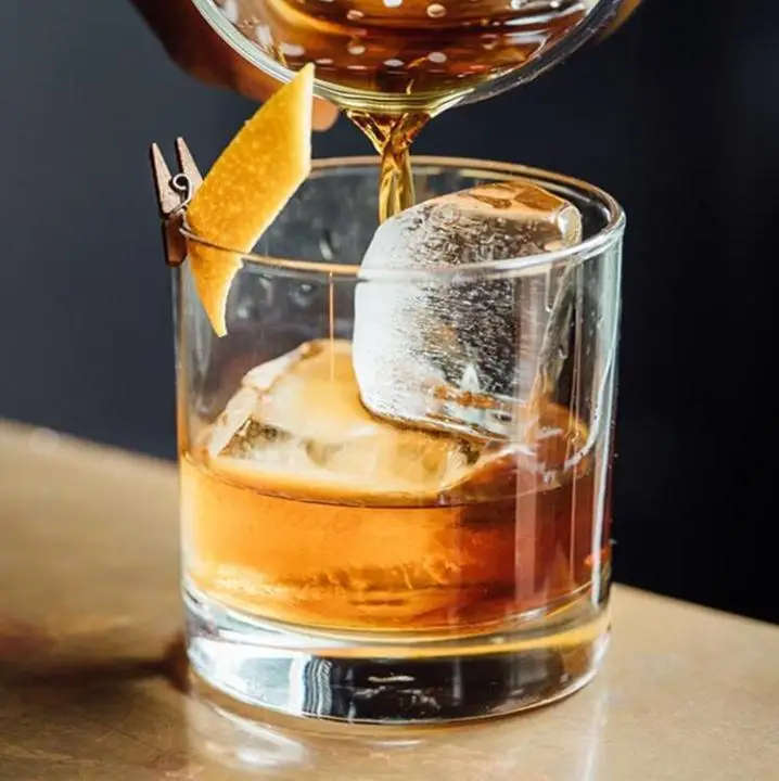 Old Fashioned Customizable Etched 10 oz Double Cocktail Rock Glass Whiskey Tumbler for Men Gift