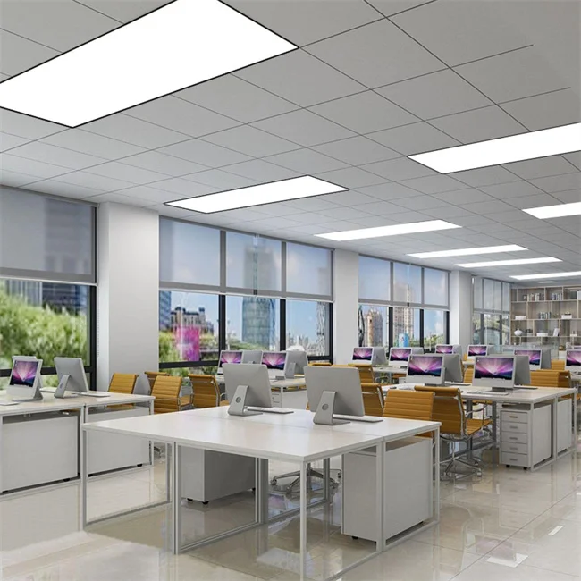 JYLIGHTING LED hole embedded flat panel light gypsum board commercial office gym conference room customization panel light