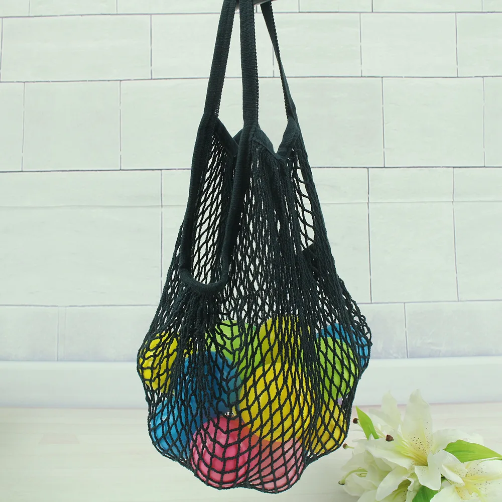 Market Kitchen Grocery Reusable Shopping Vegetable Produce Washable Eco Friendly Tote Organic Cotton Mesh Bags Fruit Net Bag