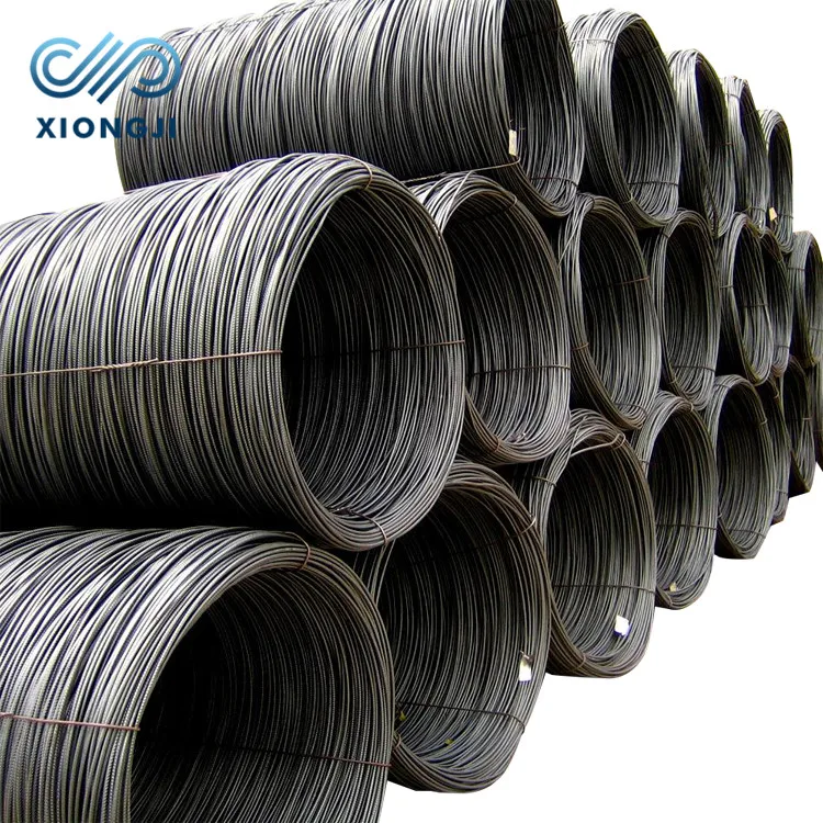 
China manufacture direct sale low carbon HRB400 steel wire rod for cold drawn wire, nails wire 