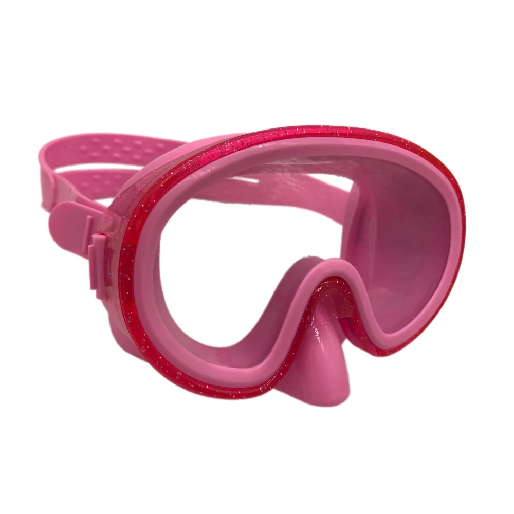 ZLF Cute Kids diving goggles waterproof colorful One-piece frame wide angle anti-fog PVC children diving glasses M003