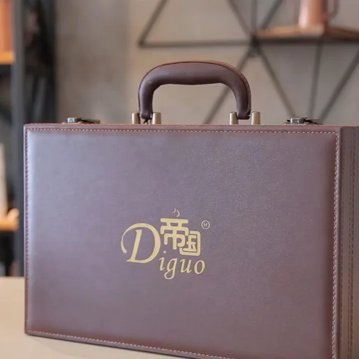 Diguo Ethiopian Type Hand Drip Coffee Brew Pot Gooseneck Coffee Kettle Tea Coffee Set With Traveling  Bag