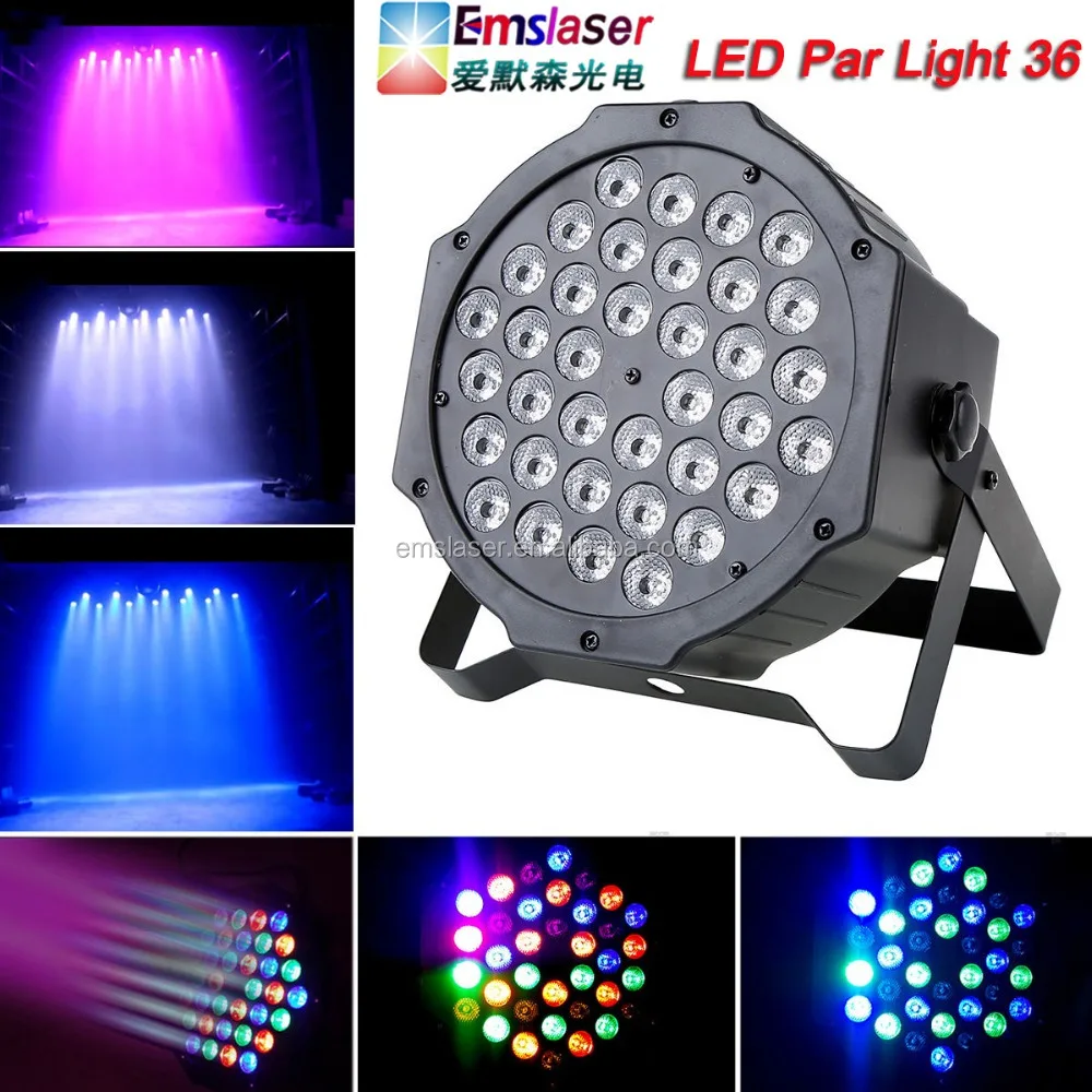 RGB DMX512 36 светодиодных ламп для вечеринок звуковой пульт дистанционного управления DJ Disco Bar Party Stage Lighting