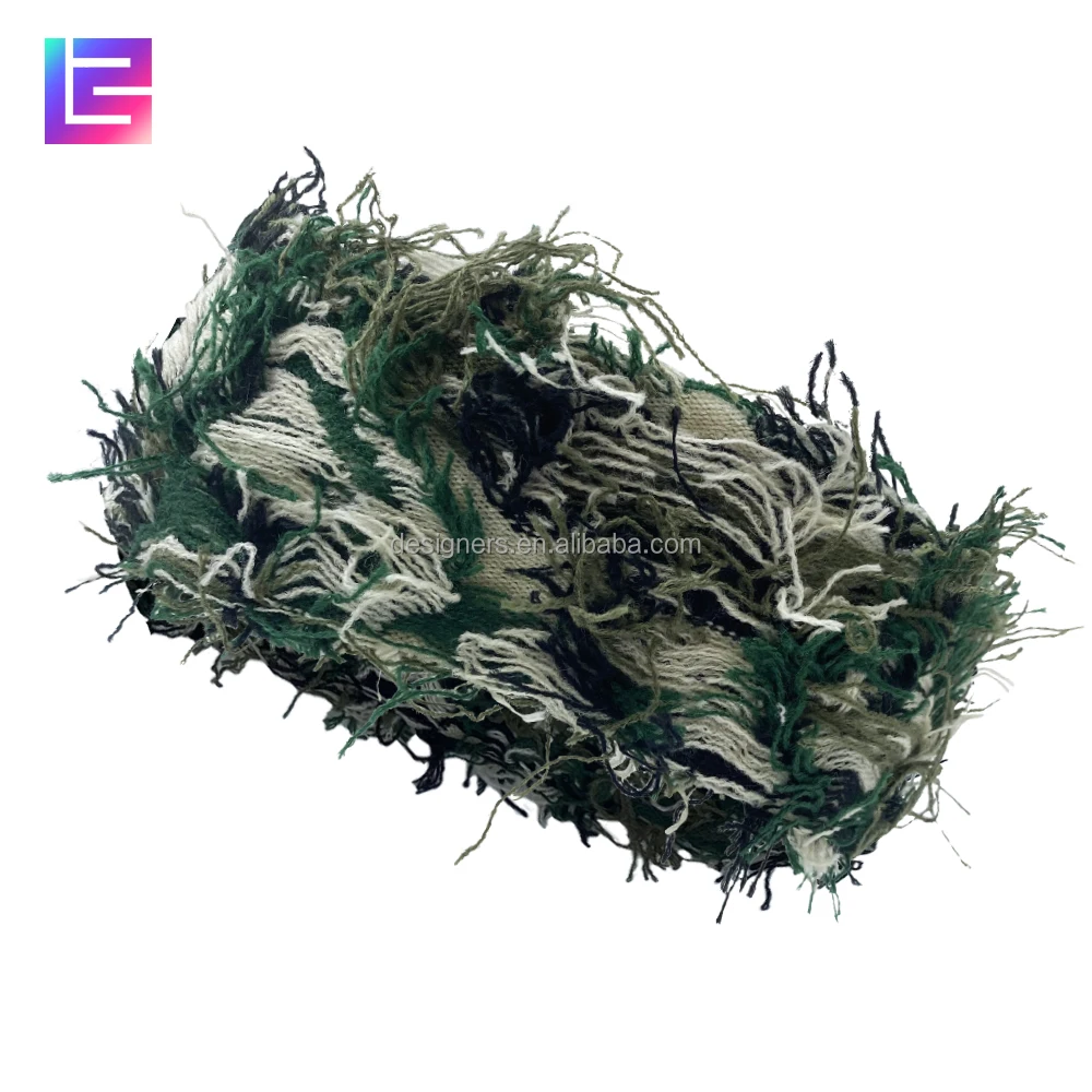 Wholesale crochet Stretchy sports elastic knitted hair bands sweatband yoga grassy distressed designer headbands