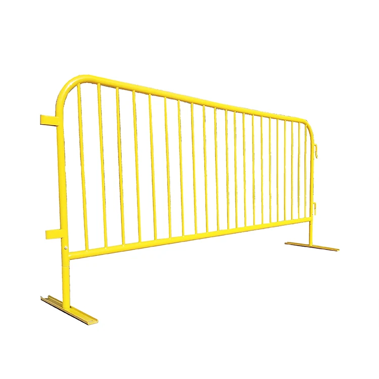 Желтая металлическая Баррикада для музея