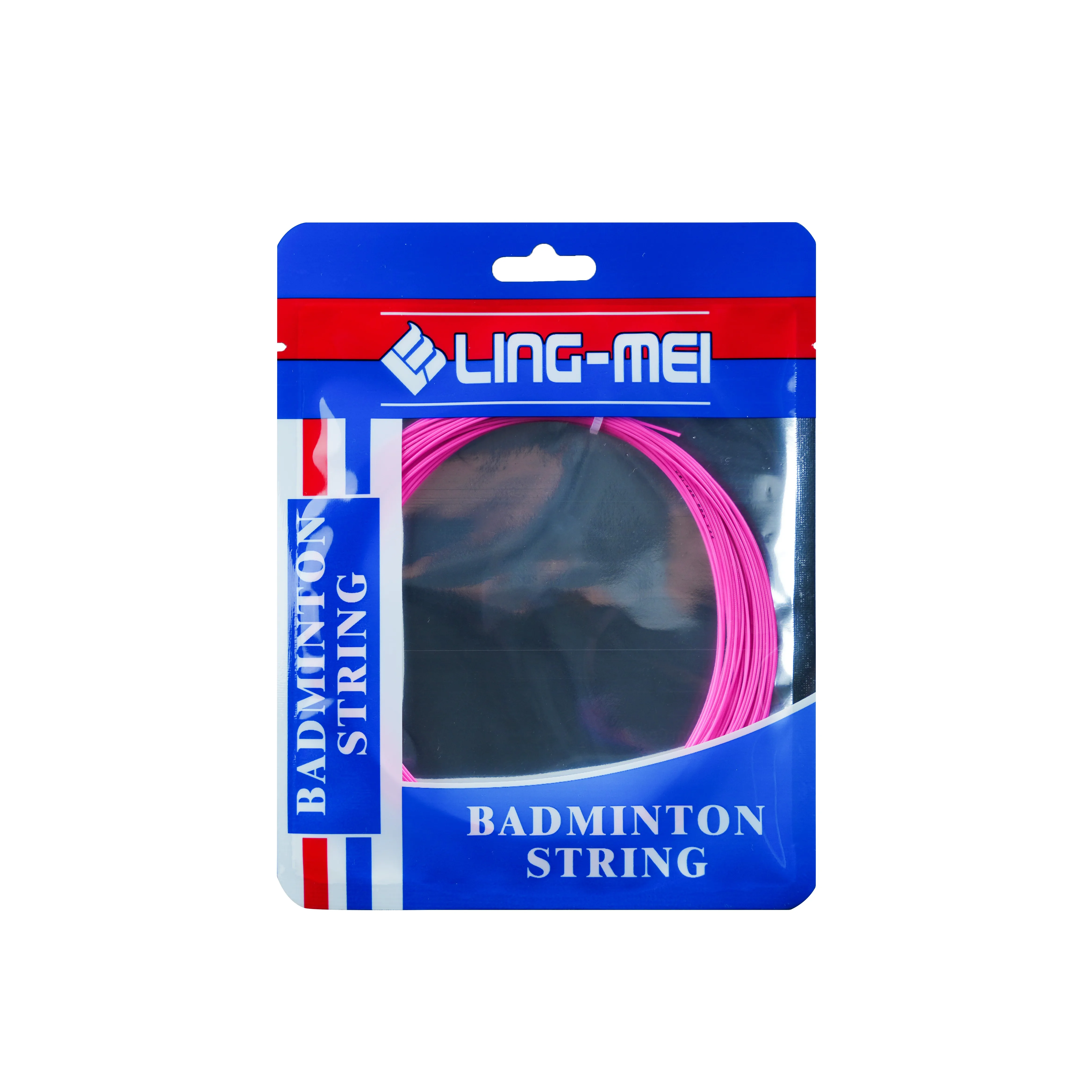 Premium Quality Badminton String0.66mm Nylon Fiber LINGMEI LK66 Double Color For International Tournament Training Fitness
