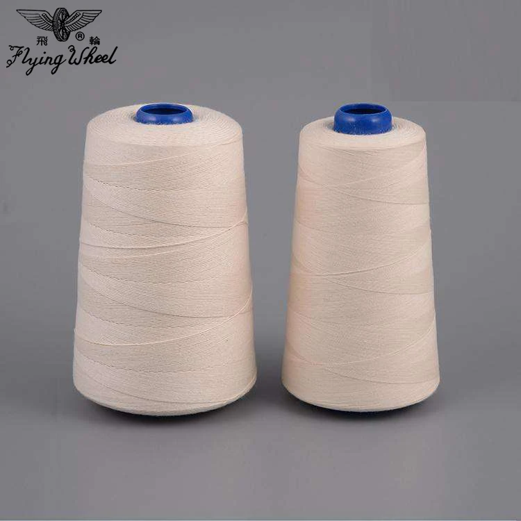 High Quality 100% Polyester White Thread Cotton Sewing Thread For Garment