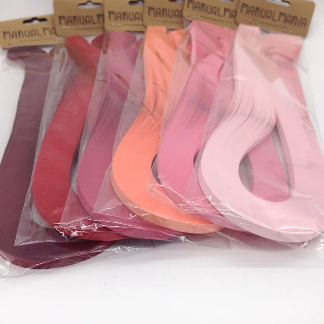 Hot Selling Red Colors Handmade Quilling Paper for Handcraft