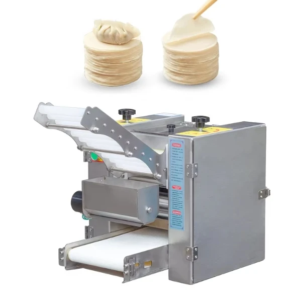 Food Industry Dumpling Wrapper Making Machinery Wonton Skin Sheet For Round Or Square Dough