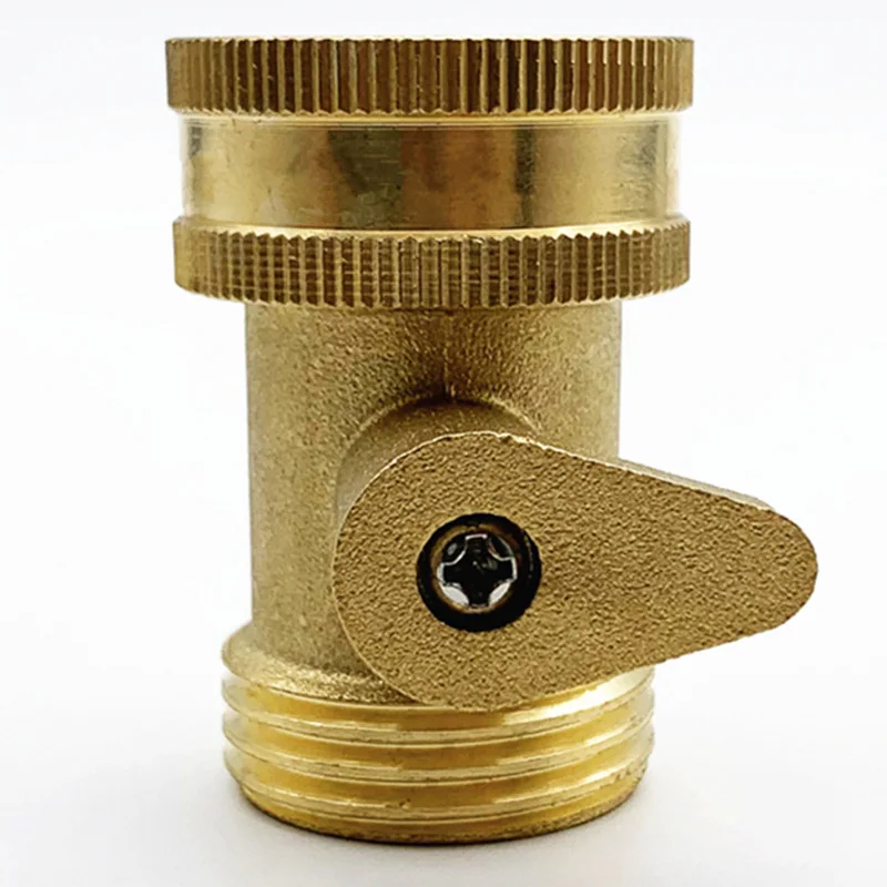 GHT3/4 Brass Garden Hose Shut Off Valve Water Pipe Faucet Connector