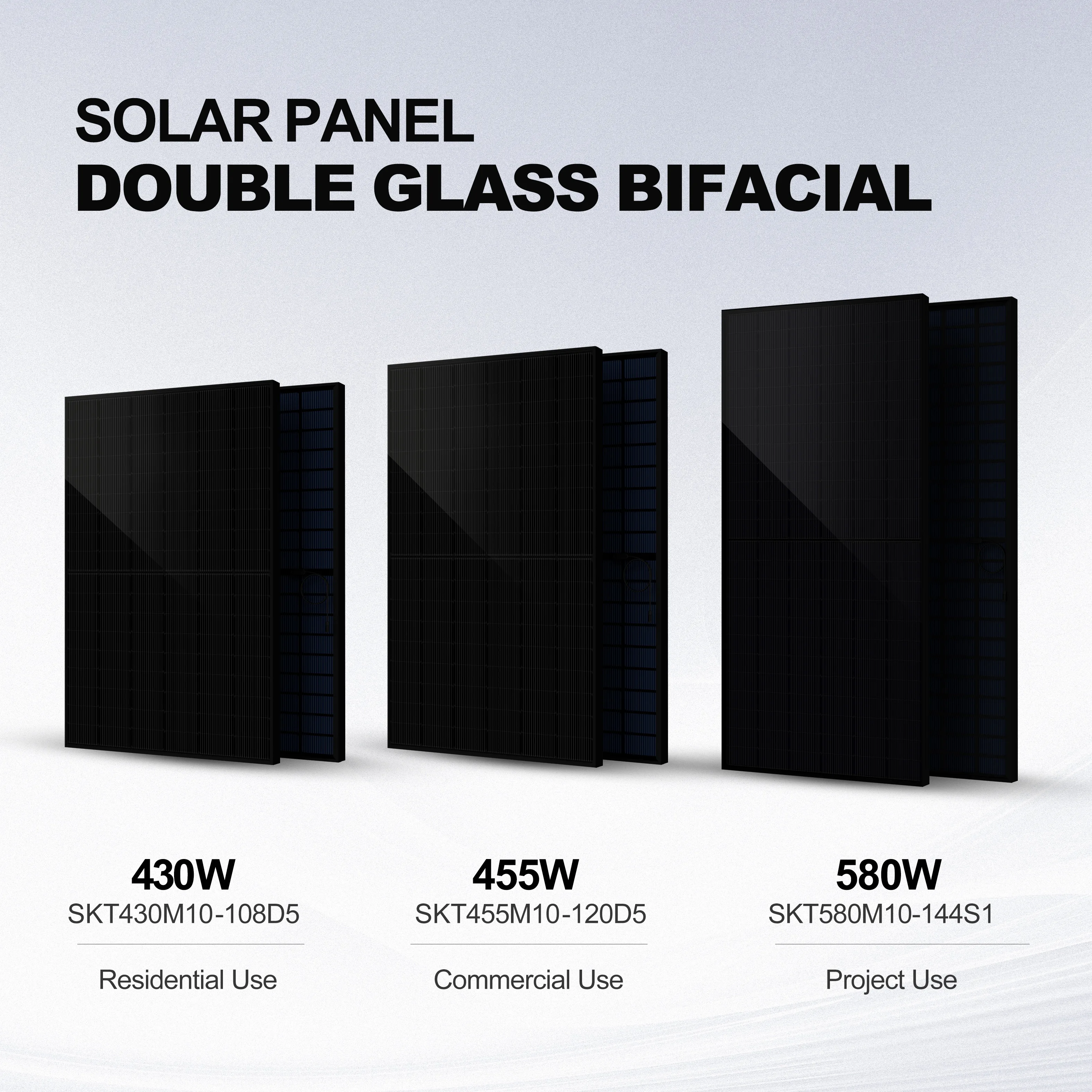 Модуль Topcon Pv Glas 580 Вт солнечные панели и литиевая батарея инвертор аккумулятор склад для домашнего использования