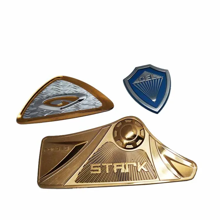 custom metal aluminium nameplate with filling color