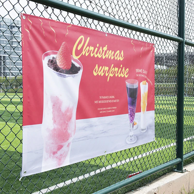 18Oz Custom Outdoor UV Printing Vinyl Marketing Advertising Banner PVC Flex Banner