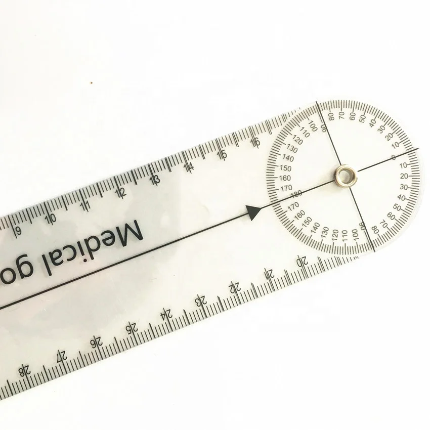 Spinal medical goniometer Multi angle measuring ruler customer OEM