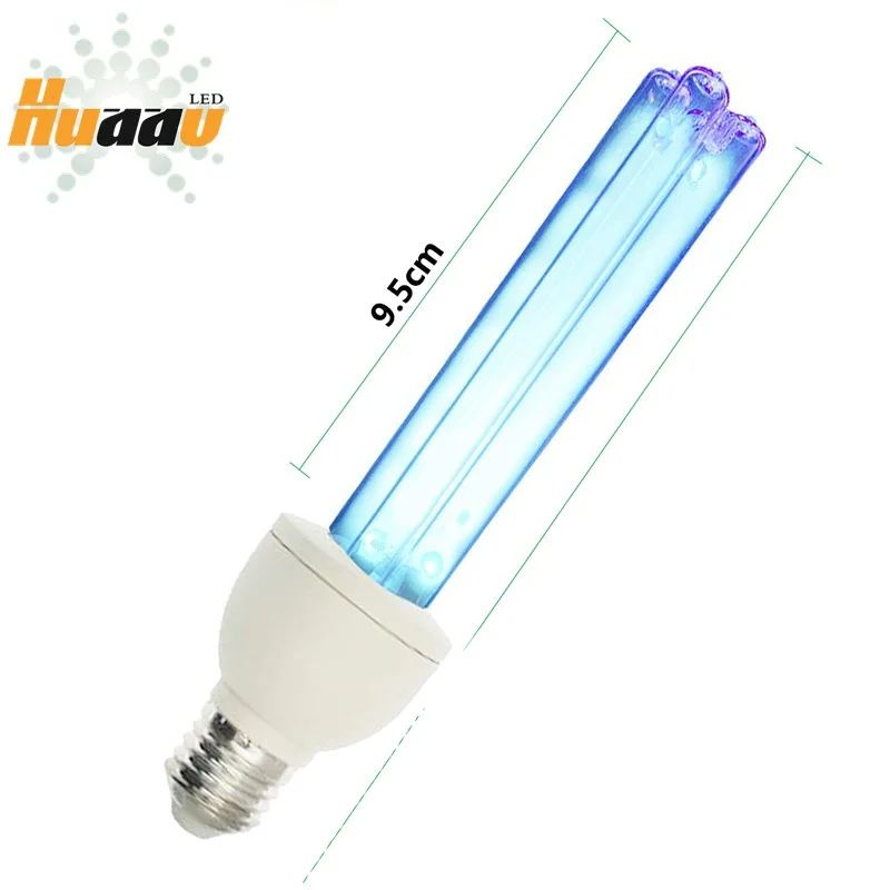 Светодиодная энергосберегающая лампа cfl 20 Вт uv uvc 254nm ультрафиолетовые лампы 15 220 В/110 В