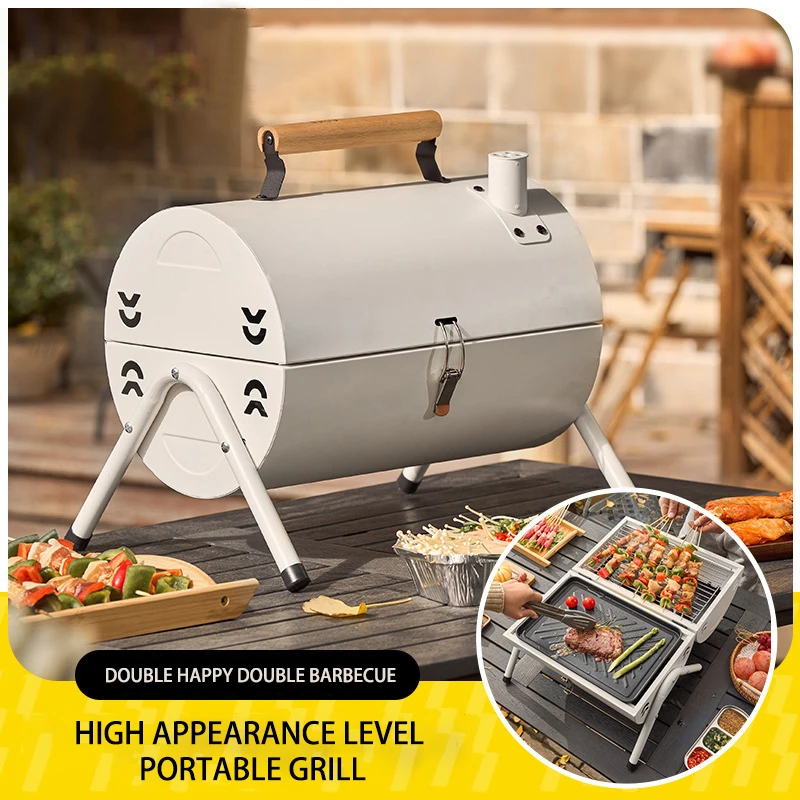 High Quality Home&Outdoor Camping Picnic Portable Charcoal BBQ Grill For 5 Persons
