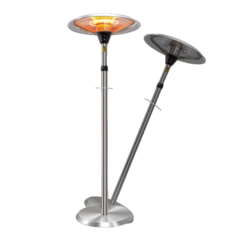 Hot Sales Winter Patio Terrace Freestanding Umbrella Design Garden Outdoor Heater Aluminum Adjusted Heaters Patio