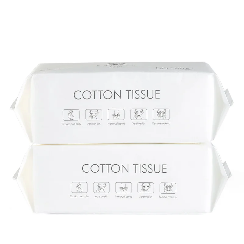 Good Partner Disposable Airline Hot Towels 100 Pieces Thickened Cotton Square Facial Tissue