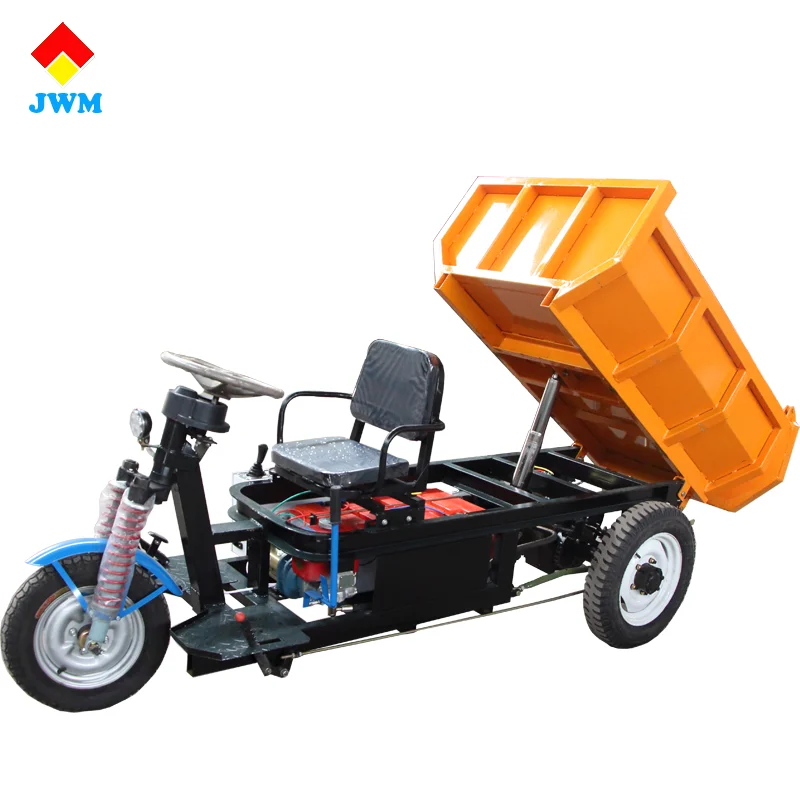 Cheap Cargo tricycle Electric mini dumper mining cargo tricycle China Supplier with 1 ton 2 ton 3 ton loading capacity