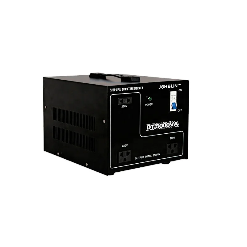 Hot Sale 5000VA 110V 220V Mini Black Electric Step Up And Down Power Transformer