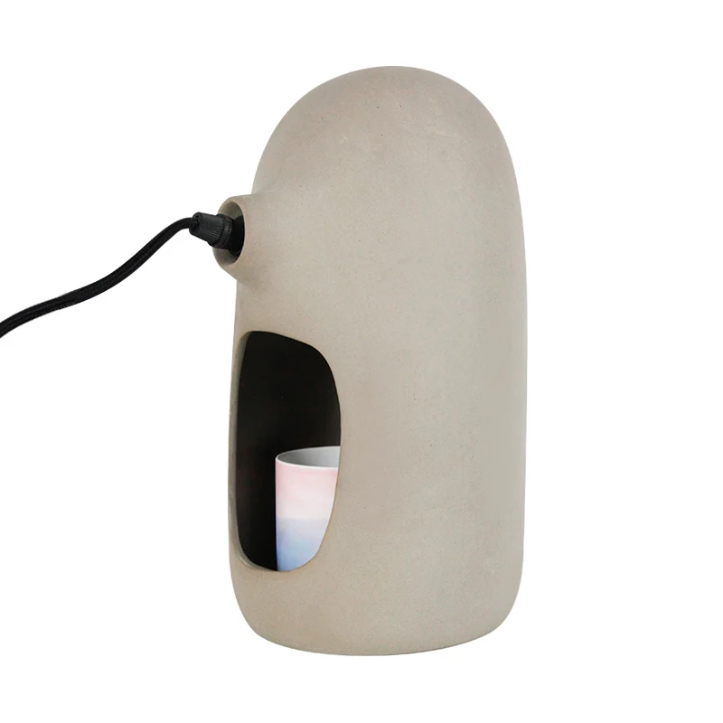 Home/Hotel Aromatherapy Electric Wax Burner Warmer Frosted Texture Ceramic Melting Wax Lamp Candle holder