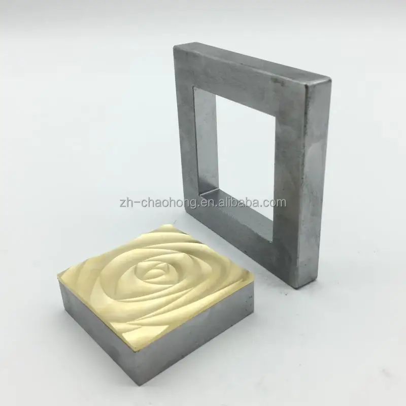 Cosmetic Pressing Stamp Mold Eyeshadow Powder Pressed Mold Press Custom Logo Copper Plate