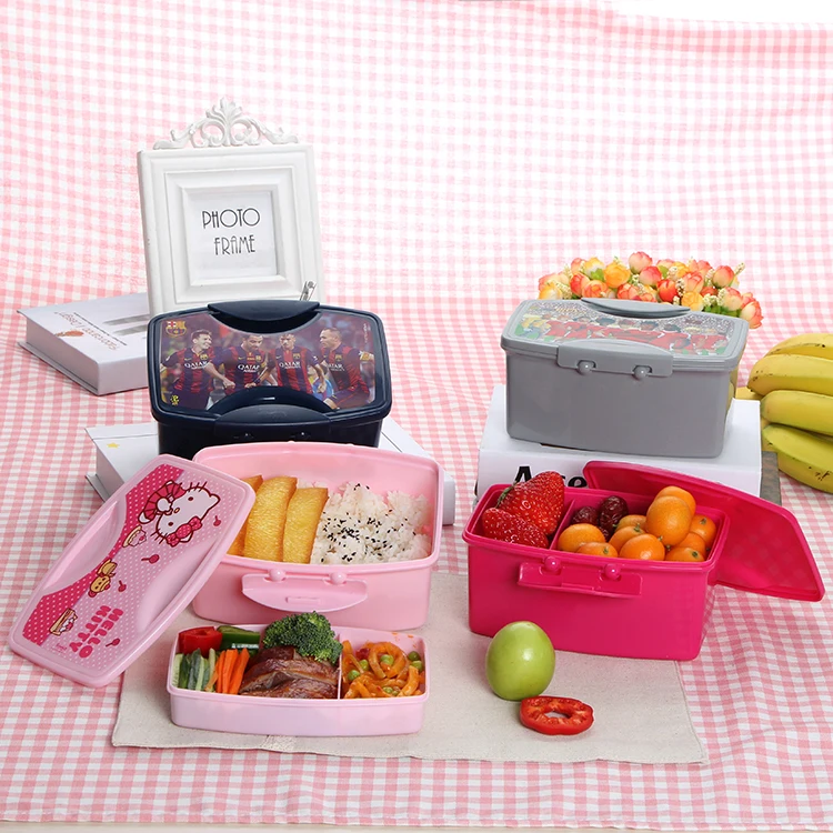 disposable plastic  lunch box Food Storage kids school food container