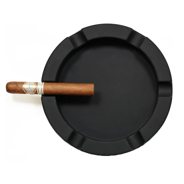 High Quality Smoking Accessories Unbreakable Silicone Ashtray Cigar Outdoor Large Size