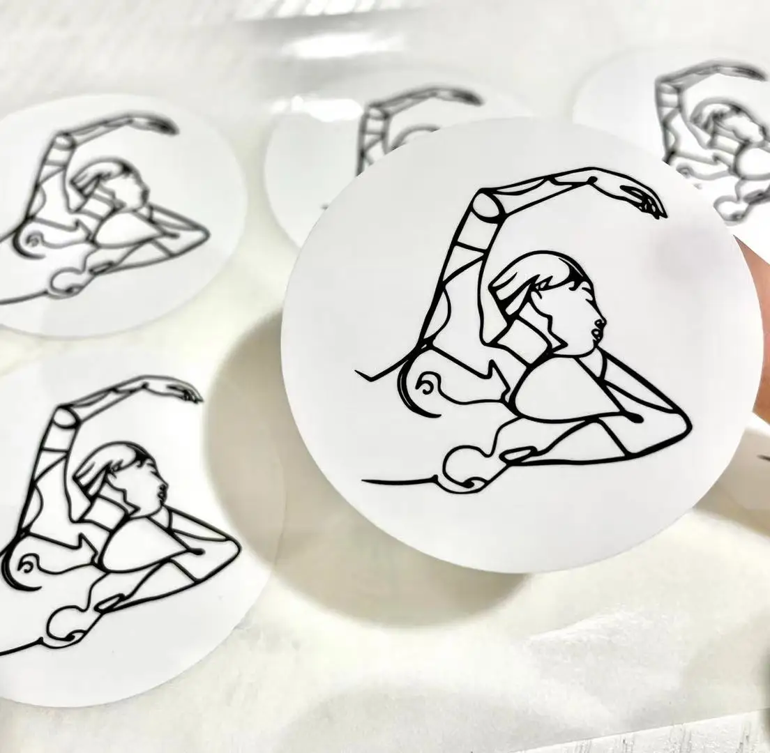 Wholesale Custom Self Adhesive Sticker  Sheet Sticker  Anti-adhesive Sticker Paper