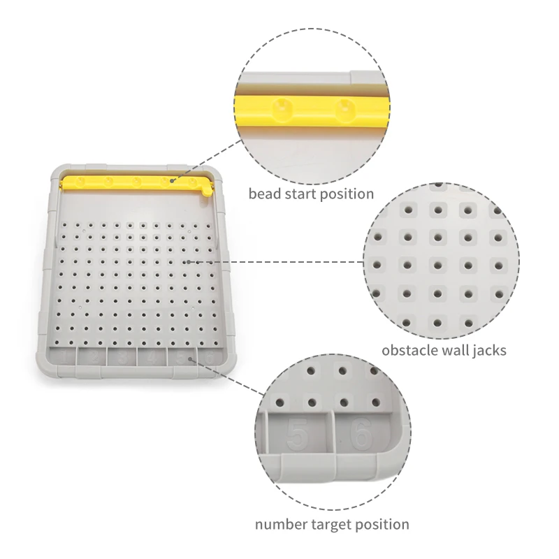 Kidewan STEM Educational Gravity Powered Logic Bead Track  Maze Toys Board Game For Kids Toddler Intelligent Training