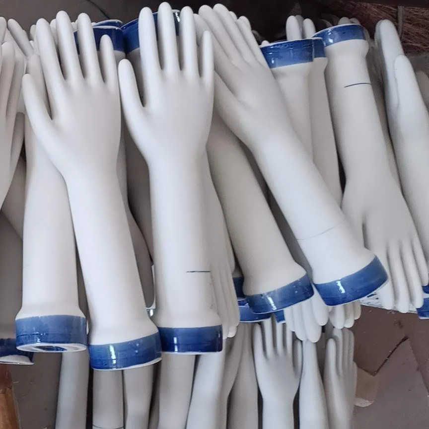 Full size Surgical Porcelain Mold Ceramic Glove Mold Wholesale