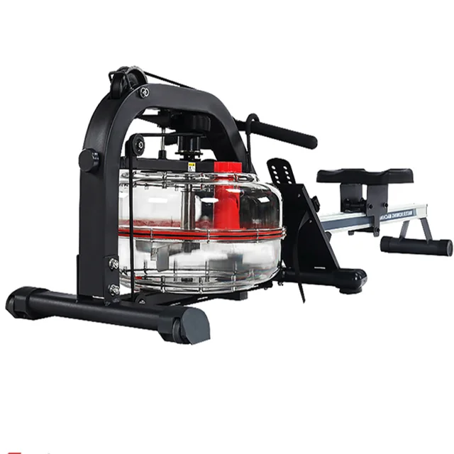 New Hot Items Tmax Gym Equipment Water Resistance Rower Rowing Machine  single rail steel water resistance rowing machine